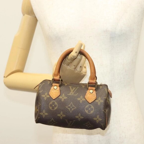 LOUIS VUITTON Monogram Mini Speedy Hand Bag - Picture 1 of 16